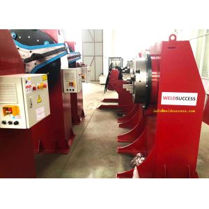 2 Ton Head Tail Stock Rotary Welding Positioner With Chuck, Handbox And Foot