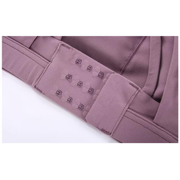 New Design Cross Back Adjustable Hook Closure Shock Proof Gym Wear Sports Bras