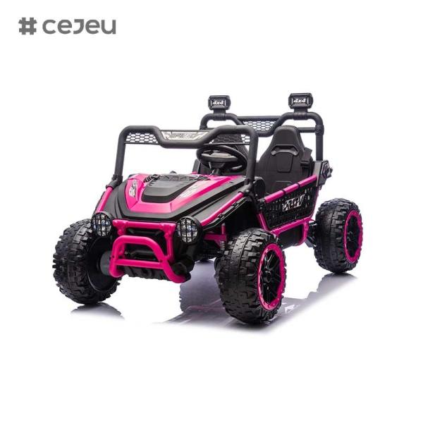 CJ-HC-605 New 12v Battery Outdoor Ride on Toy Vehicle Battery Powered Car 2 Seats Children Electric Ride on Car for Kids to Drive