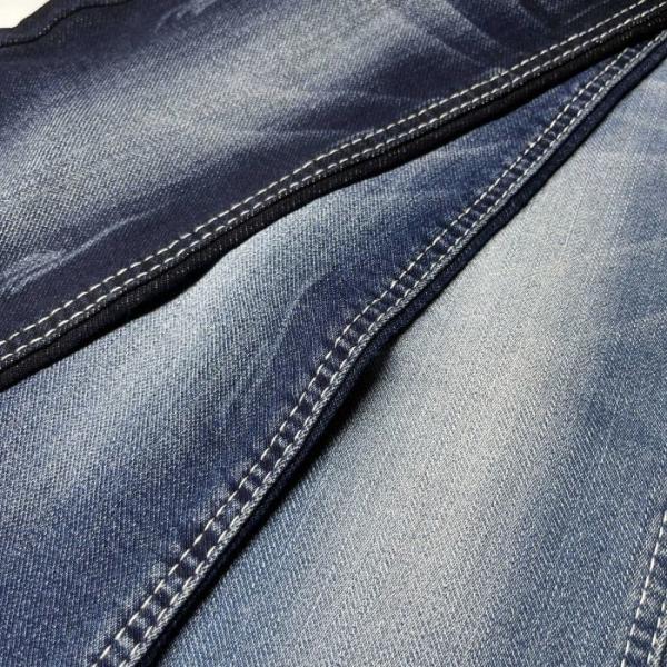 Buy Soft Fake Denim Look Knit Fabric Jersey Heavy Weight 13 oz at wholesale prices