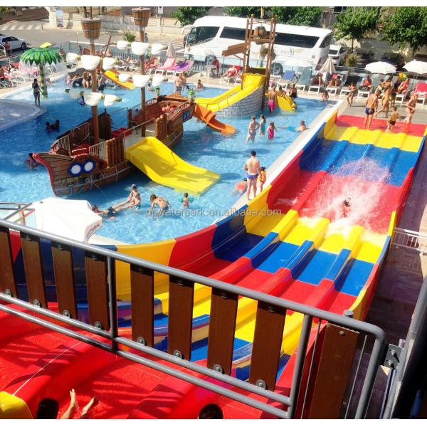 Water Park Manufacturer Fiberglass Swimming Pool Slides Project Popular