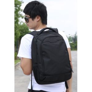 Black School Backpacks with Shoulder Straps Travel Bags for Laptop