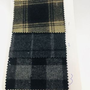 Tartan Check Woolen Plaid Tweed Wool Fabric Sustainable 600gsm