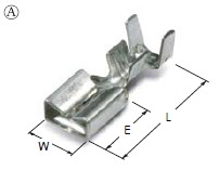 HSG Lance Cable Wire Connector , Electrical Pin Connector ST730716-3 Durable