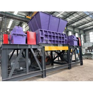 2TPD-3TPD Waste Tire Shredder Recycling Scrap Tire Crusher Machine
