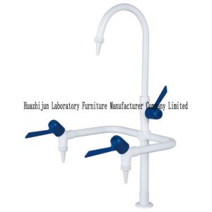 Water Saver Laboratory Fittings , 90 Degrees Swing Gooseneck Lab Faucet