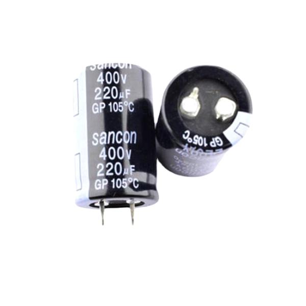 original capacitor 400V/220UF 25*40mm Aluminum electrolytic capacitor