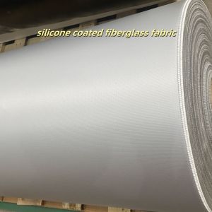 Silicone Coated Fiberglass Fabric Heat Resistant Fireproof Cloth