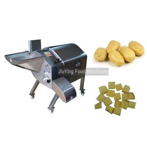 Size 18 / 20mm Commercial Potato Dicer Machine With 3D Cutting Effect