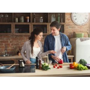 Smooth Crystal Glass 3400W Dual Induction Cooker