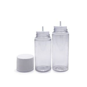 Customized Logo Bottles For Liquids Screen Printed PET Childproof Neck