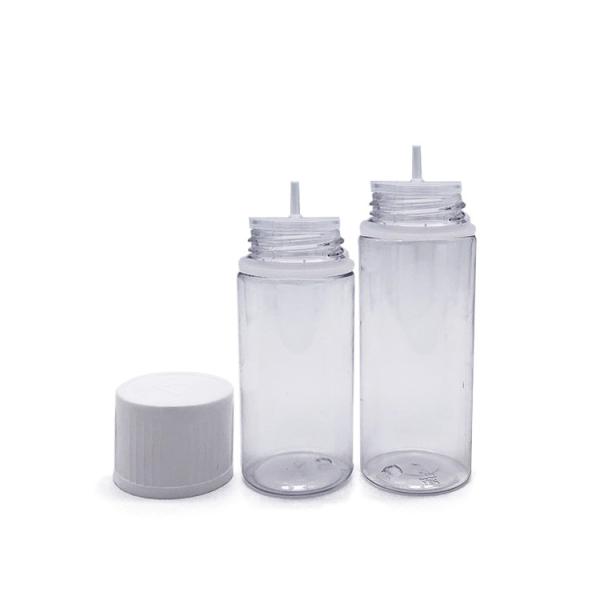 Customized Logo Bottles For Liquids Screen Printed PET Childproof Neck