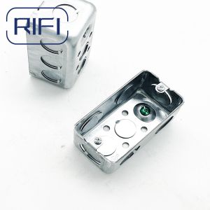 1/2 Inch Knockout Size Electrical Conduit Boxes With Metal Junction Box Cover