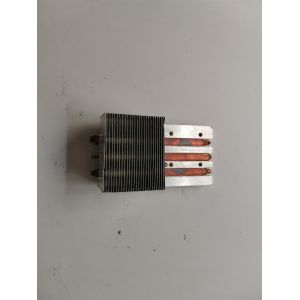 Industrial Extruded Square Shape Aluminum Heatsink With Cooper Tubes