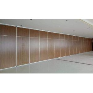 Soundproof Operable Movable Acoustic Partition Wall With Aluminium Tracks
