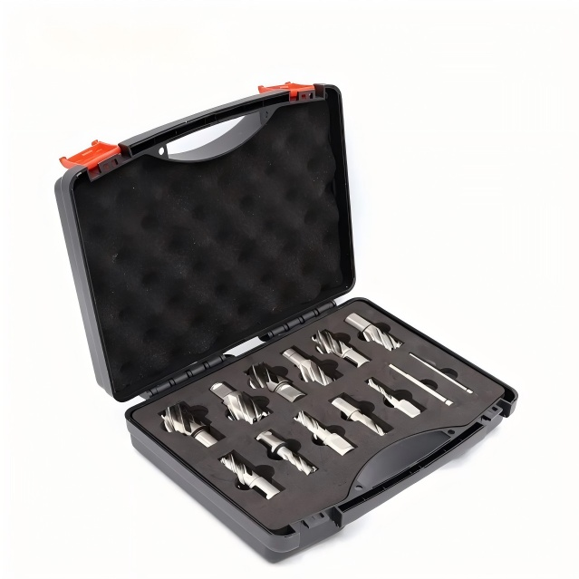 Steel And Aluminum HSS Annular Cutter Set With 12mm-22mm Weldon Shank