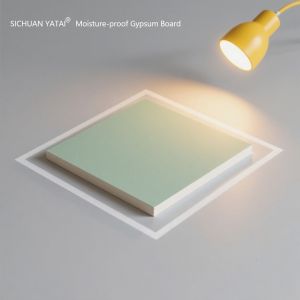 Tapered Edge Moisture Proof Gypsum Board 9.5mm Thickness