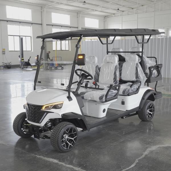 Customizable Logo 6 Seater Golf Cart With 120mm Ground Clearance And Maximum Travel Speed Up To 30km/h
