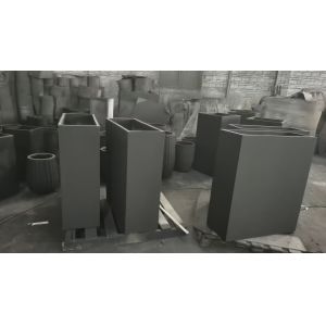 Frost Resistant Round Shape Fiber Clay Planter For Hotel