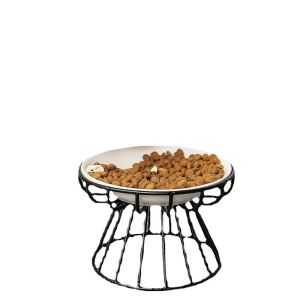 Ceramic Cat Food Basin Double Bowls Protect Cervical Vertebra