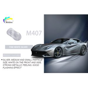 Practical Metallic Silver Auto Paint Anti UV , Nontoxic Silver Colour Spray For Car