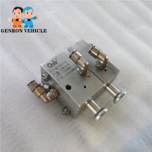 Fuel Tank Truck Aluminum Pneumatic Control Block Push Button