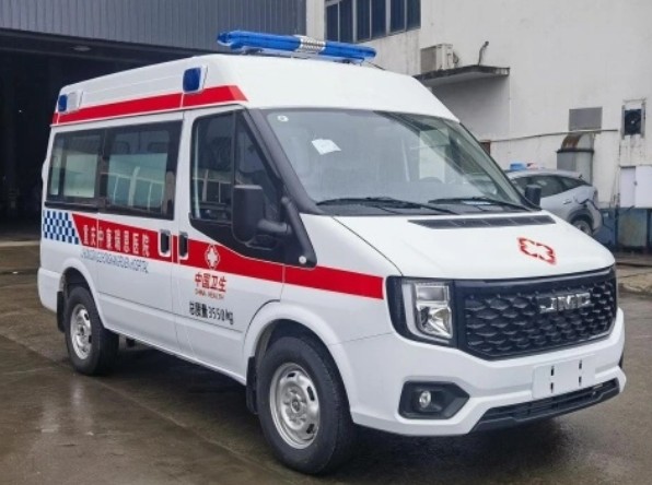 Buy Durable Hospital Patient Emergency Ambulance with 3360mm Wheelbase at wholesale prices