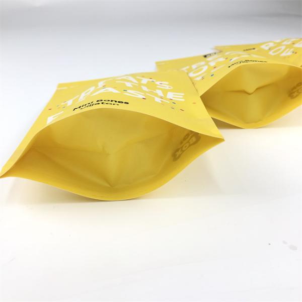 CMYK Pet Food Packaging Aluminum Foil Bag Stand Up With Zipper
