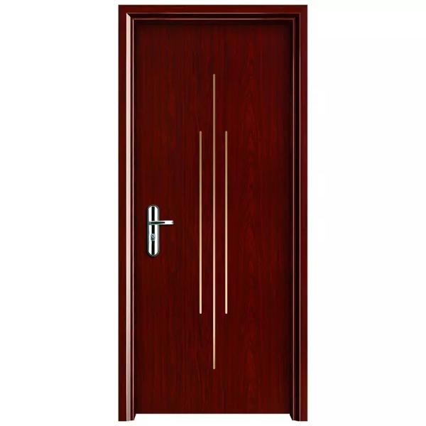 Buy Waterproof Customized Wooden Plywood Room Door PVC WPC Internal at wholesale prices