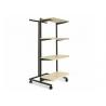 Buy cheap Multifunction Light Weight 4 Wheels Clothing Display Rack / Clothing Store Racks from wholesalers