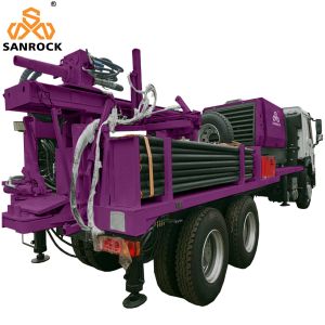 Hydraulic Rotary Borehole Water Drilling Rig Truck Mounted Water Well Drilling