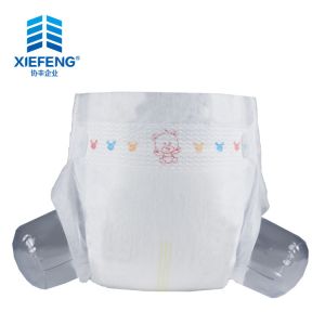 Leak Prevention 700ml Disposable Baby Diapers Imported SAP 360 Elastic Waistband