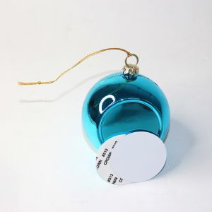 Personalised Sublimation Plastic Christmas Balls Custom Christmas Tree Balls