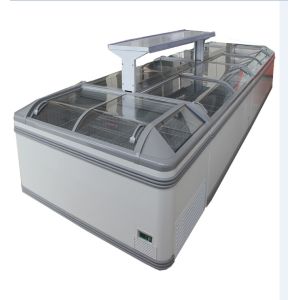 Frozen Meat Commercial Deep Island Display Freezer