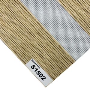 Semi Blackout 100% Polyester 3m Width Day And Night Roller Fabric For Window