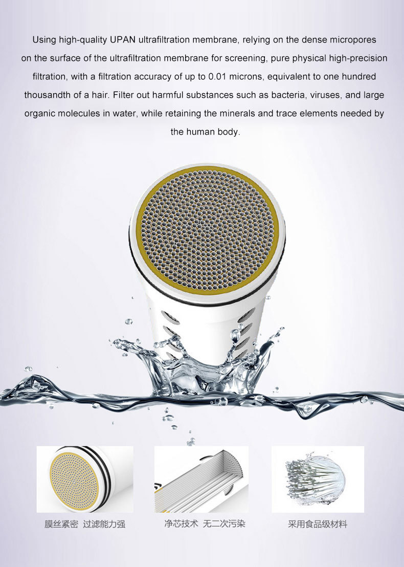 460L/H 304 Stainless Steel Kitchen Style Household Ultrafiltration Water Purifier