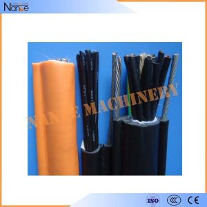 China Oil / Flame Resistance Rubber Twin Flat Electrical Cable GB5023.6 / IEC60227-6 on sale