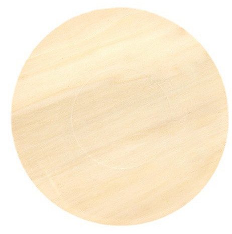Buy 9 inch ODM Round Disposable Wood  Plates Bulk Tableware For Barbecue Birthday at wholesale prices