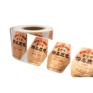 Custom Logo Design Durable Tear-proof Self Adhesive Label Sticker for Beverage