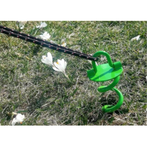 Outdoor 8 Inch Folding Ring Spiral Ground Anchor Tent Stakes Heavy Duty