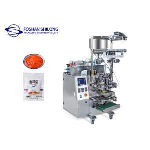 Ketchup Honey Salad Sauce Liquid Automatic Packing Machine 5-15Ppm