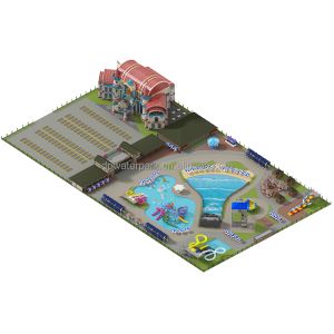 20000 SQM Aqua Park Design Master Plan Custom Water Theme Park Design for