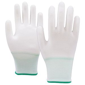 13 Gauge PU Coated Polyester Handling Gloves Breathable