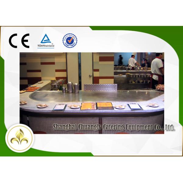 Fume Precipitator Hibachi Stove Top Grill Table CE ISO9001 Certification