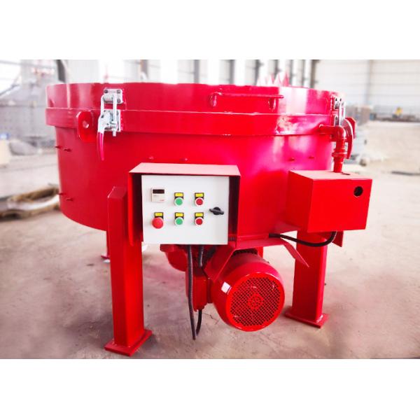 Buy Low Noise Concrete Pan Mixer 15KW Mixing Power 5 Scraper High Automation at wholesale prices