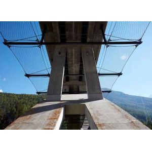 Ferruled 4.0mm Flexible Stainless Steel Cable Netting Anti Alkali