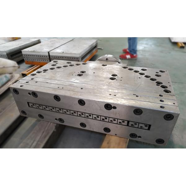 WPC Door Extrusion Production Line , PVC Wood and Plastic Composite Door Panel Making Machine