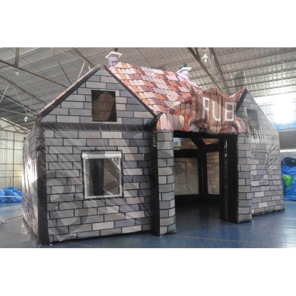 Gray Commercial Inflatable Tent Mobile Portable Inflatable Bar