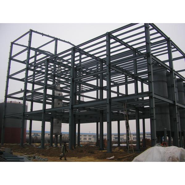 Fast Install Prefab Metal Warehouse Wind Resistance With Sandwich Panel Roof Cladding
