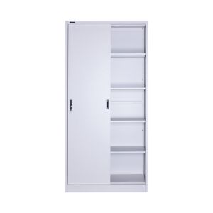 Sliding 2 Doors Office Filing Cabinets Iron / Metal / Steel File Cabinet